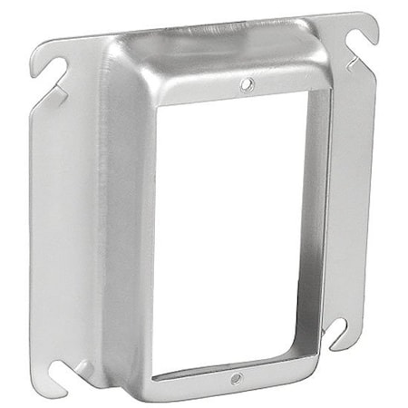 Southwire Device Ring, 1 Gang, Galvanized Steel, Square Box Type 52C15